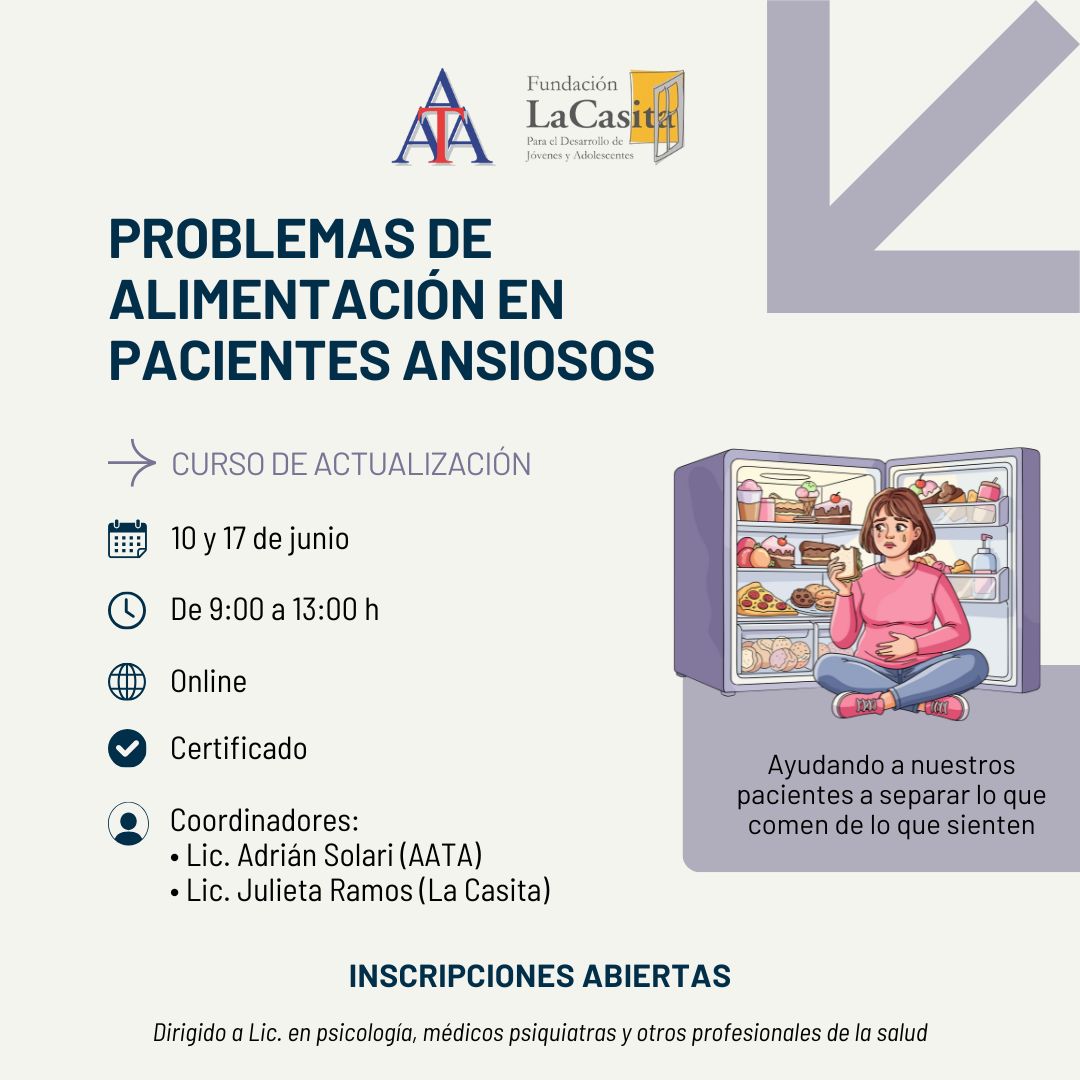 Problemas de alimentaciÃ³n en pacientes ansiosos